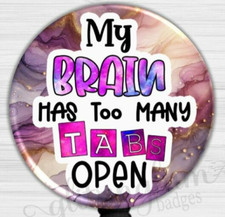 Funny Retractable Badge Reel, Fun ID Badge Clip Holder - 6673D