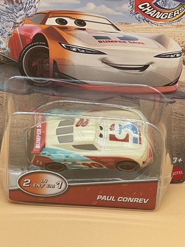 Disney Pixar Cars Color Changer Paul Conrev Toy Vehicle New *Box Wear* - Picture 2 of 5