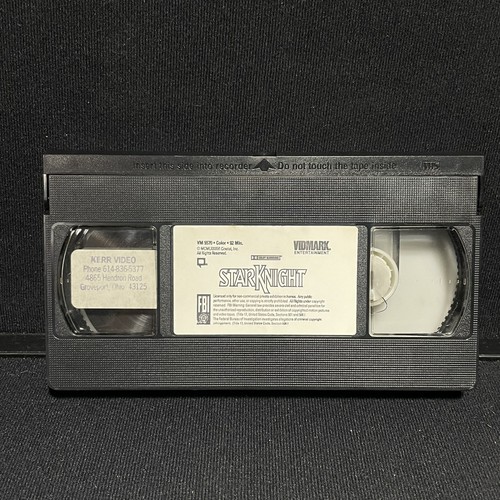 Starknight VHS Vidmark Sci Fi Klaus Kinski Horror Harvey Keitel Vintage Vtg 1992 - Imagen 3 de 4