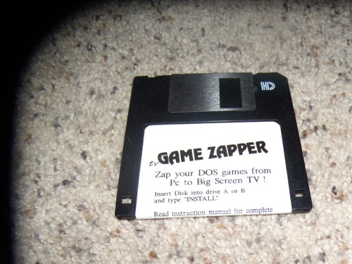 Game Zapper DOS Game on 3.5" disk - 第 1/1 張圖片