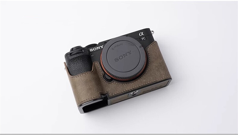 Genuine Leather Half Case For Sony A7C2 A7CR Leather Insert A7CII