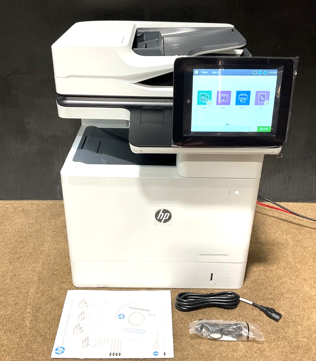 HP LaserJet Enterprise M633fh MFP Printer J8J76A#BGJ New WTY