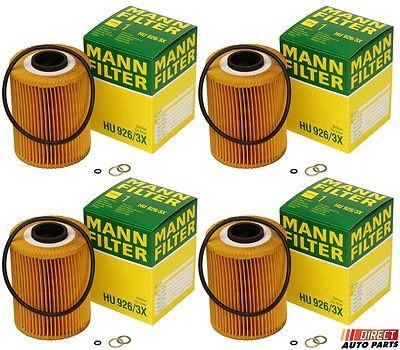 4 Engine Oil Filter 4 - BMW Oil Filter MANN HU 926/3 X