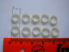 20 Aros de adherencia de 8 mm Ø para locomotoras Escala H0, y N.