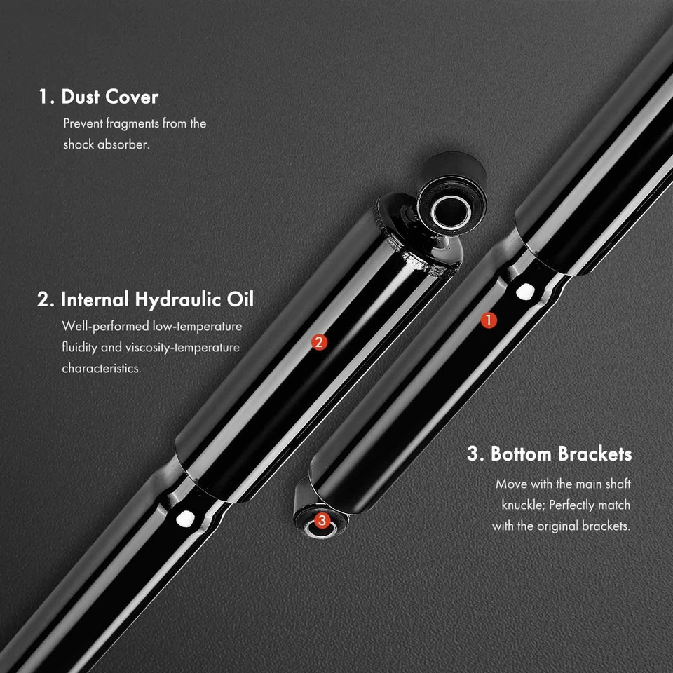 Amortiguador de suspensión delantero 2 piezas para camioneta Ford AT9513 AT9500 Sterling Foto 3 de 4