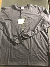 Rasco Men's FR Pocket Henley CAT2 FR0101BK Black Size XXL NEW