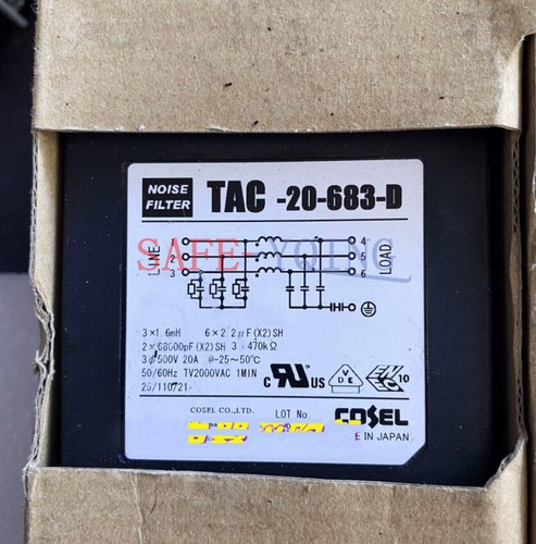 ONE New COSEL TAC-20-683-D Switching Power Supply Filter Noise Filter - Picture 3 of 4