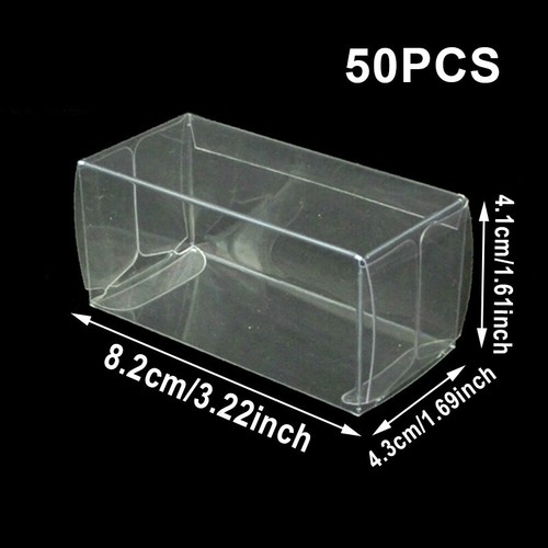 50 Stück 41X43X82mm Modell Auto Spielzeug Vitrine Für 1:64 PVC Aufbewahrung Box - Bild 6 von 17