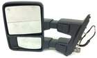 OEM 13-16 Ford Super Duty Power Heated Black Trailer Tow Driver Side View Mirror