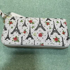 Blush Kiss Zip Around Wallet About 1 -1/2 In X 4 In New With Tags