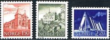 Timbres Architecture (dont Eglises, Cathédrales) Norvège 787/789 ** (68977DX)