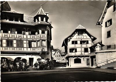 Vintage Postcard 4x6- RIEGELBAUTEN, LUZERN s