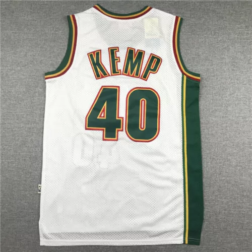 Sudadera neutra 7 colores Seattle SuperSonics # 40 Shawn Kemp talla S-XXL nueva - Imagen 18 de 29