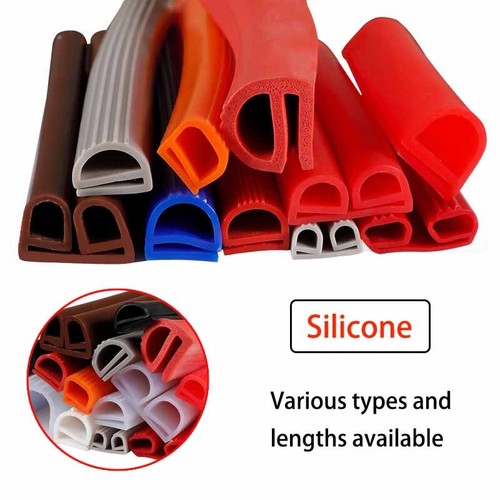 E Sealing Strip Silicone E-Shaped Seals Rubber High Temperature Oven Seal