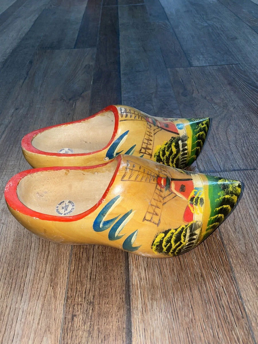 Vintage wooden deals shoes