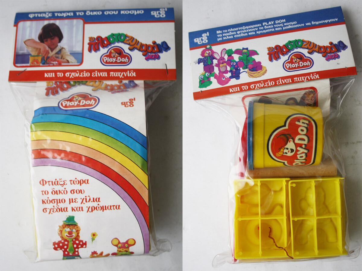 VERY RARE VINTAGE 80'S PLAY DOH BY EL GRECO KENNER GREECE GREEK