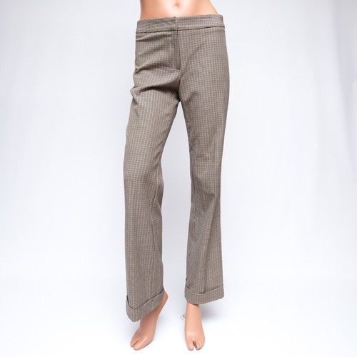 Trina Turk 0x31 Plaid Flat Front Cuffed Pants USA $348 - 第 1/7 張圖片