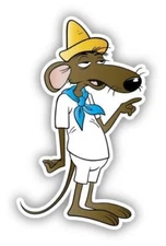 Slowpoke Rodriguez Sticker Decal Mexican mouse funny