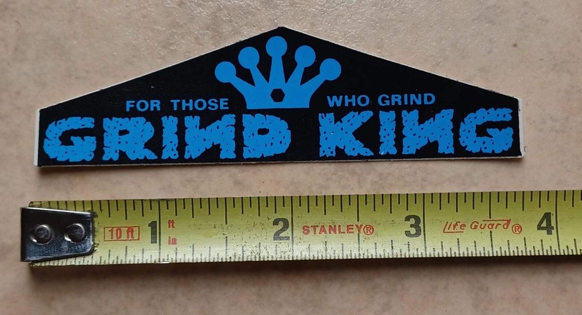 スケートボード Grind King Vtg Skateboard Sticker 1 Vintage Grind king small curb Sticker B/B | eBay