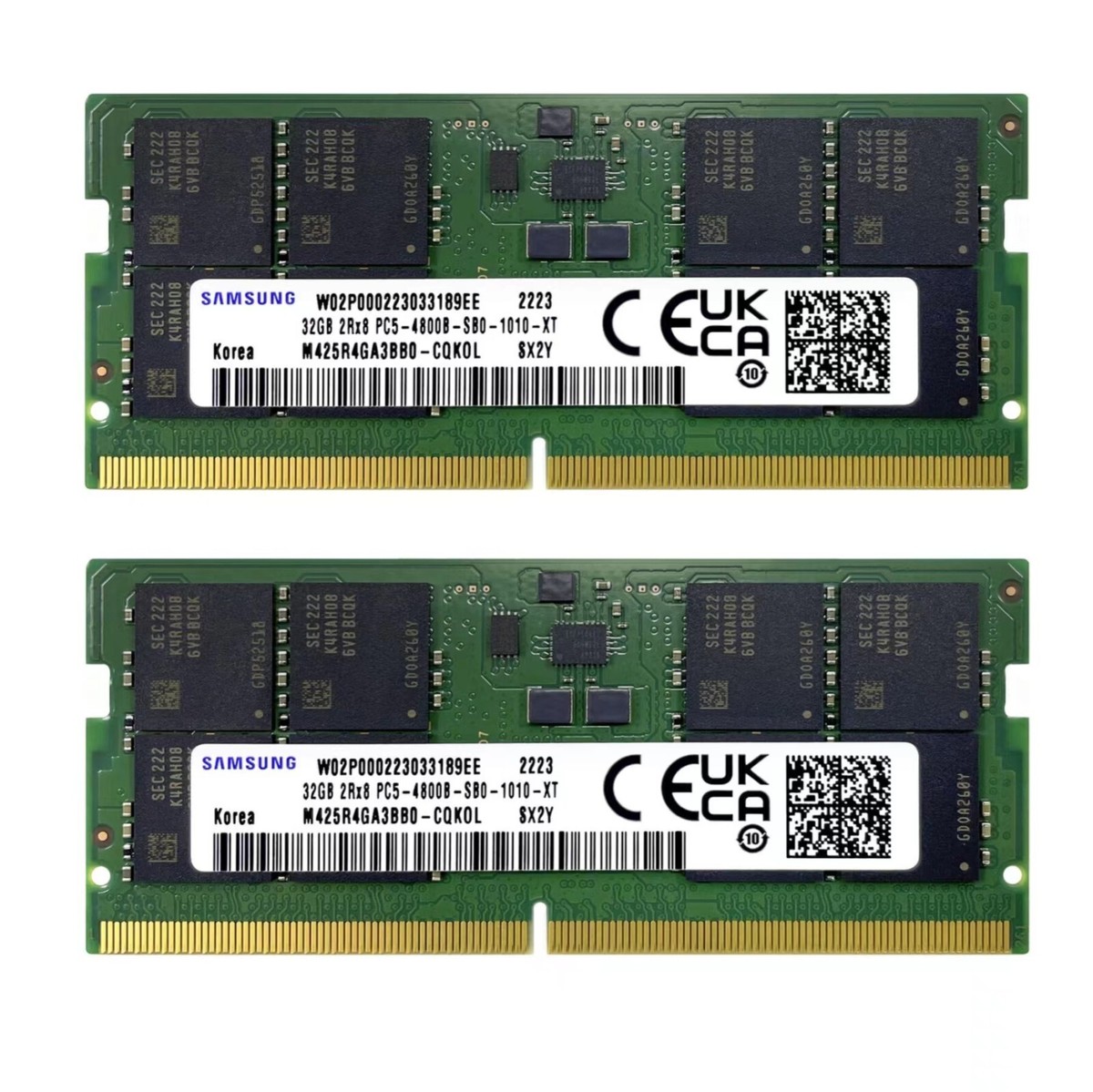 Samsung 64GB (2X 32GB) DDR5 4800MHz PC5-38400 Laptop Memory Ram