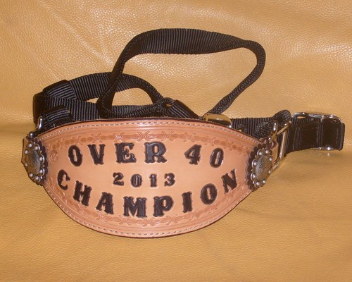 Quality Custom Bronc Halter Personalized For Awards Shell or Barbed Border. G&E - Picture 8 of 8