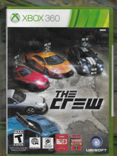 XBOX 360 Video Game THE CREW Microsoft Ubisoft 2 DISCS TESTED No Manual