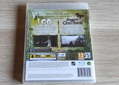 PRECINTADO PAL ESPAÑA PS3 RARO ICO & SHADOW OF THE COLOSSUS CLASSICS HD SEALED - Imagen 3 de 7