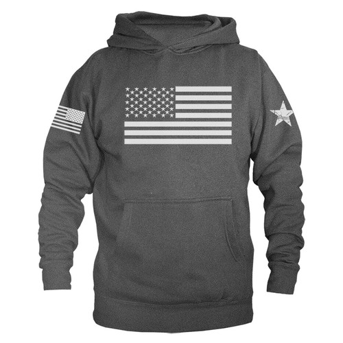Sudadera con capucha suéter polar bandera de Estados Unidos de América - Imagen 5 de 9