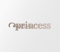 Baby Shower Word Art princess - Cutout, Home Decor, Unfinished Baby Shower Word Art princess - Cutout, Home Decor, Unfinished