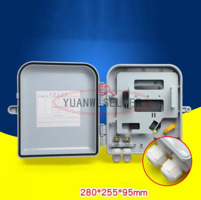24 Cores Termination Box 1x16 FTTH Fiber Splitter Fiber Optic Distribution Box #