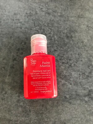 PEGGY SAGE Paint Mania Nail Art Deco Nail Color Red Profi 20GR