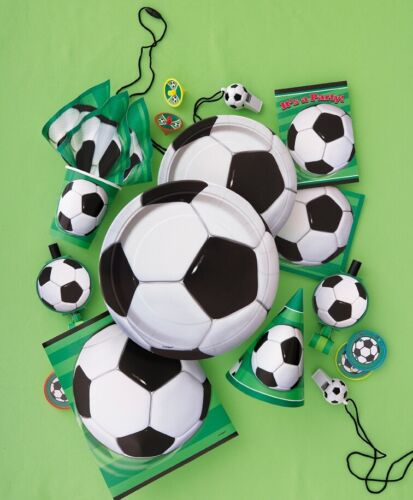 Zestaw naczyń piłkarskich imprezowych, piłka nożna urodziny dziecka dekoracja impreza dekoracja bramka piłkarska - Zdjęcie 1 z 13