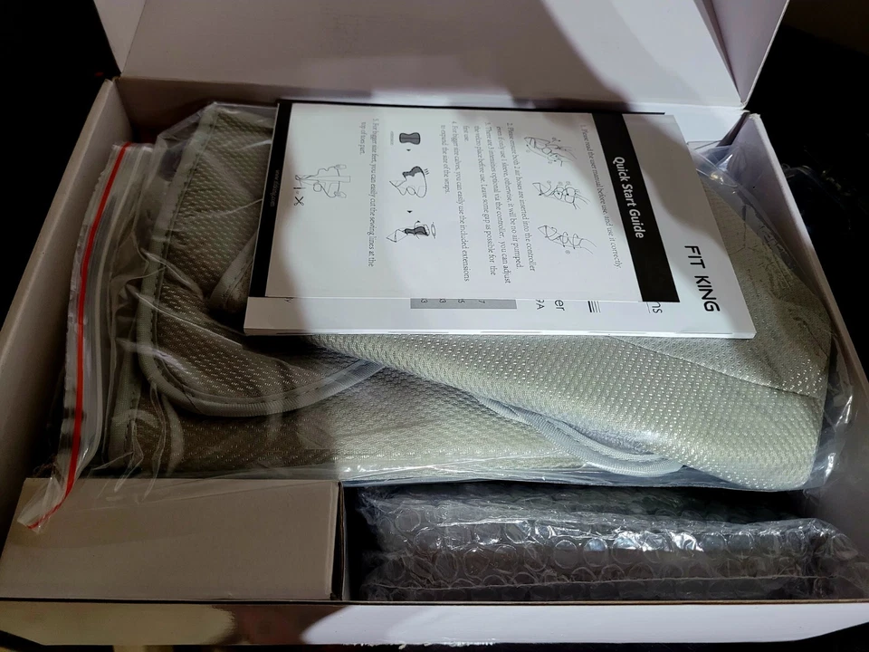 Fit King Air Compression Leg Massager Black Model FT-009A - Image 2 of 2