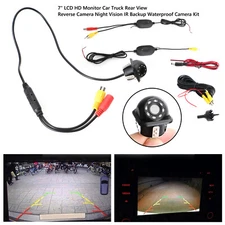 170° HD CMOS Car Wireless Backup Rear View Camera Reverse Night Vision CAM Kit