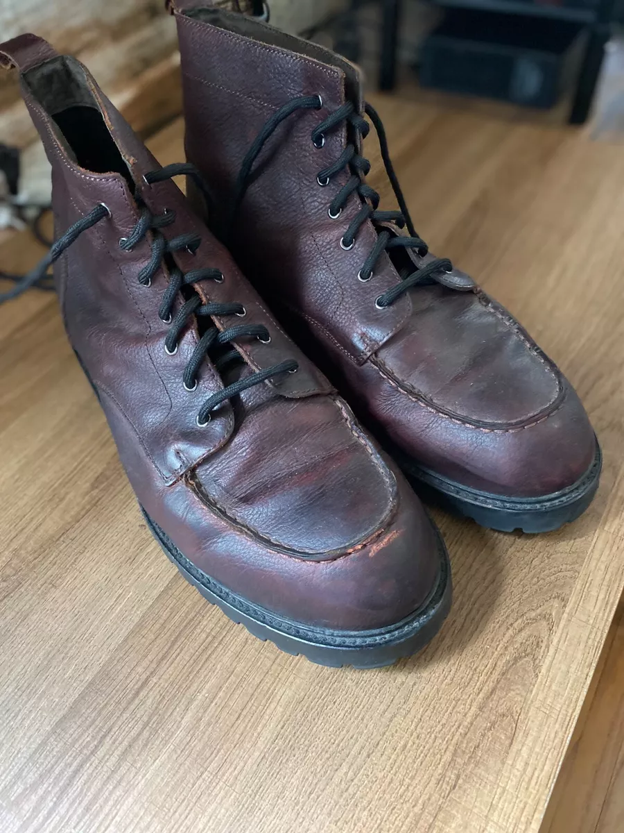 Banana Republic Men s Hiking Boots Sz 11 Lace Up Hiking Mortar Leather Boot