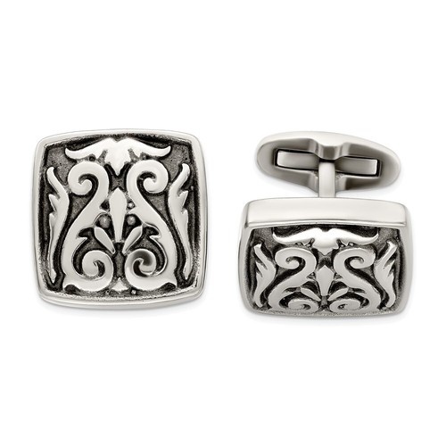 Edward Mirell Titanium Casted Cufflinks - Picture 1 of 3