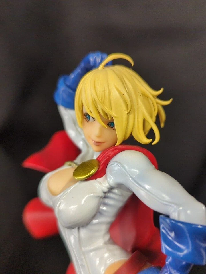 Kotobukiya DC Comics Bishoujo Estatua Power Girl Figura 1/7 Con Caja De Japón Foto 4 de 4