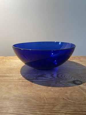 Kobaltblau Vintage Servierschale Salat Obst Tisch Servierschale 20 cm