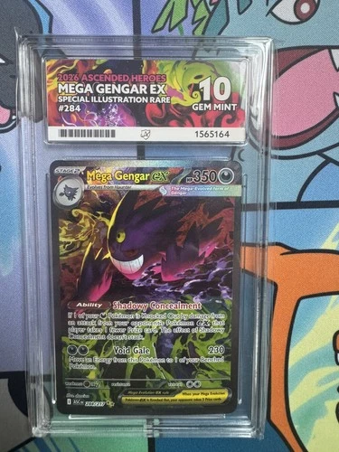 ACE Graded 10 Ascended Heroes Mega Gengar ex 284/217 SIR