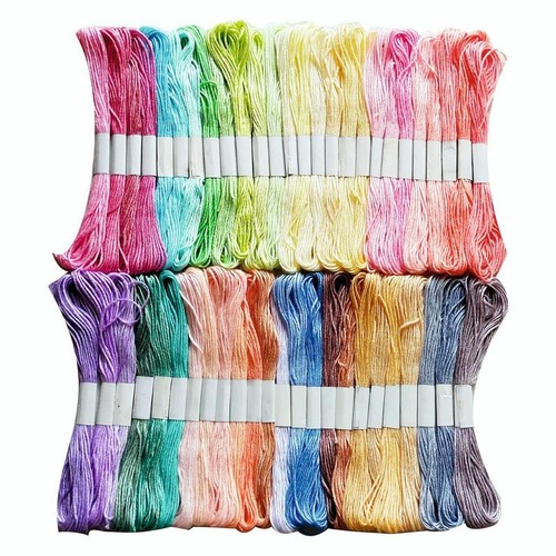 Traditional Embroidery Cotton Thread For Friendship Bracelet Crafts 50 Pcs - Picture 4 of 7