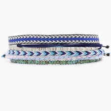 1-of-1 Luxury Greece Milos Full Stack Boho Bracelet (Set of 5)