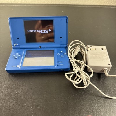 Nintendo DSi Blue Handheld Game Console (TESTED) W/ Charger