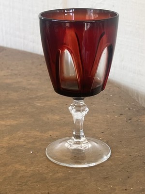 Cristal d'Arques Durand Gothic Ruby Red 5 3/4'' Water Wine Glass Replacement