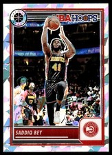 Saddiq Bey 2023-24 Hoops Premium Stock #17 Hawks Insert ? SEE SCAN! FREE SHIP