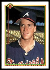 Tom Glavine 1990 Bowman #2 Atlanta Braves MLB READ FREE SHIPPING AutographDen