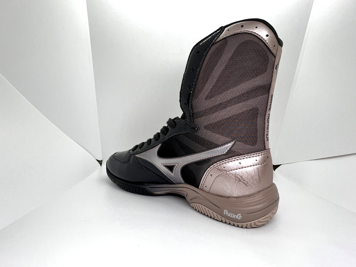 MIZUNO Boxing Shoes Wave Monster US10 ( 28cm ) Black Silver Naoya