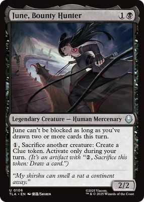 x1 June, Bounty Hunter TLA Avatar MTG 106 M/NM 1x