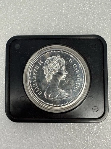 RARE Canada Silver Dollar 1875 - 1975 Calgary Commemorative  Dollar
