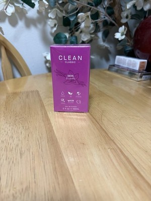 Clean Classic SKIN & VANILLA Eau De Toilette Spray, 60ml/2 fl.oz, BNIB, SEALED
