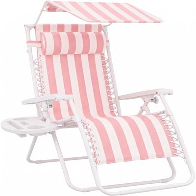 Best Choice Products 30  Wide Folding Zero Gravity Lounge Chair w/Adjustable